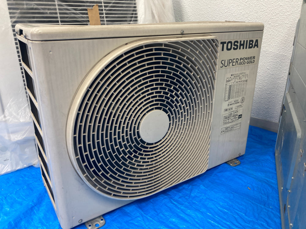 2018年製 日本キヤリア（東芝） 天井吊形 業務用エアコン 2.3馬力 スーパーパワーエコゴールド 三相200V ACSA05687M【管理RS-19】